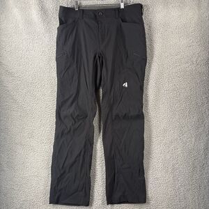 Eddie Bauer Mens First Ascent Guide Pro Outdoor Trail Hiking Pants 38x34 Black
